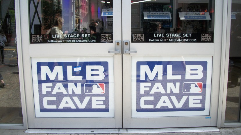 The Front Doors to the MLB Fan Cave- © 2012 rockingroxfan